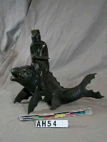 藏品(銅  騎鯉魚神仙像)的圖片